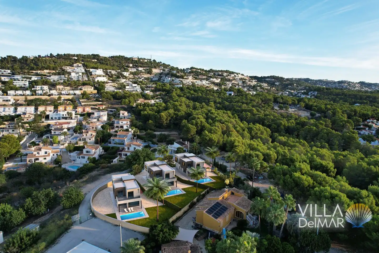 Exterior view of Houses for sale in Calpe / Calp  with Air Conditioner, Heating and Private garden