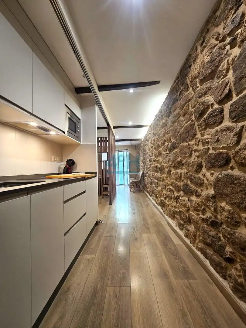 Kitchen of Study for rent in Ourense Capital   with Heating and Balcony