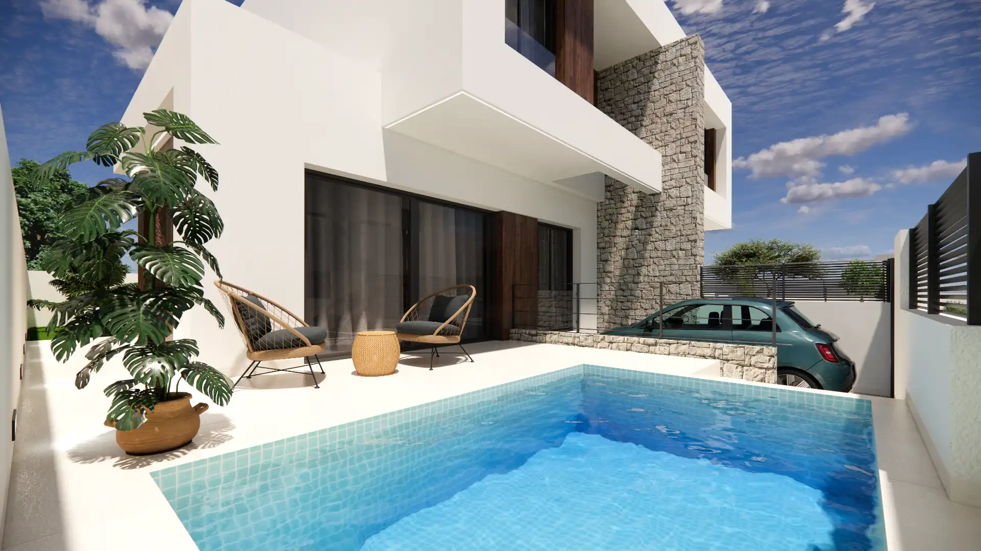 Terraced house with pool for sale in Dolores, imagen 11