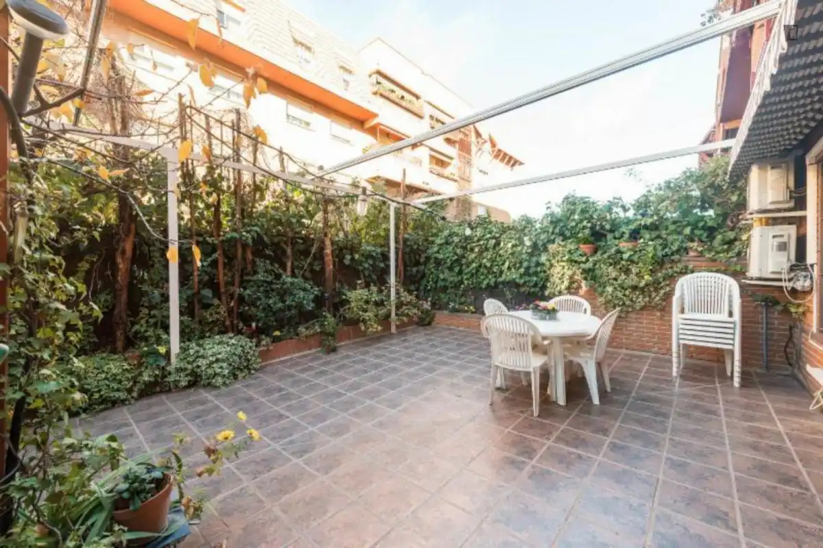 Terrace of Apartments for rent in Madrid  with Air Conditioner, Heating and Furnished