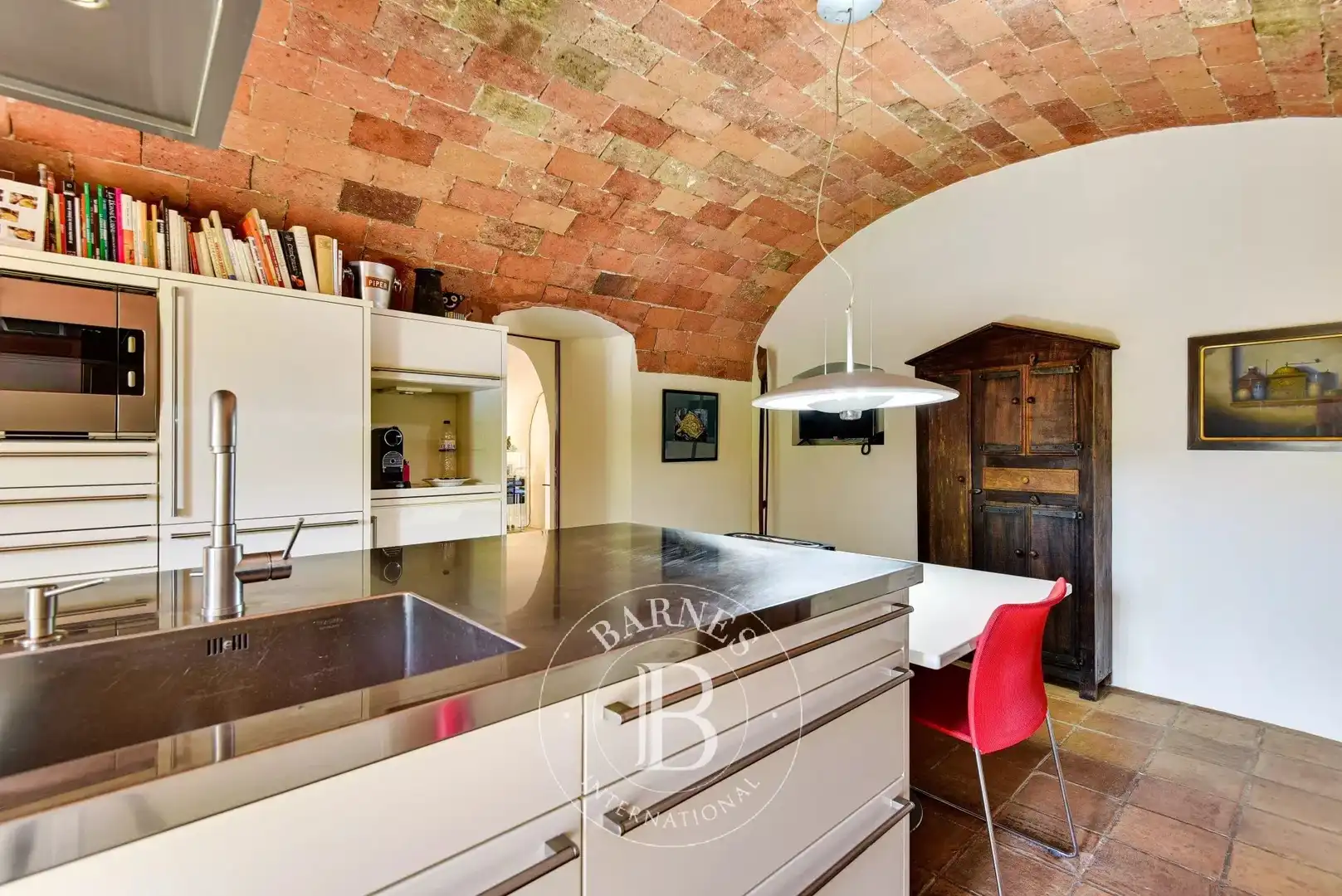 Cuina de Finca rústica en venda en La Bisbal d'Empordà amb Aire condicionat, Calefacció i Jardí privat