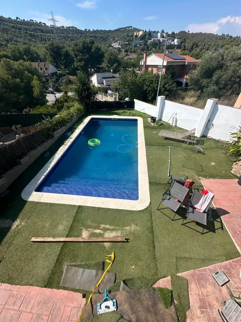 Swimming pool of Houses for sale in Calafell  with Air Conditioner, Heating and Private garden
