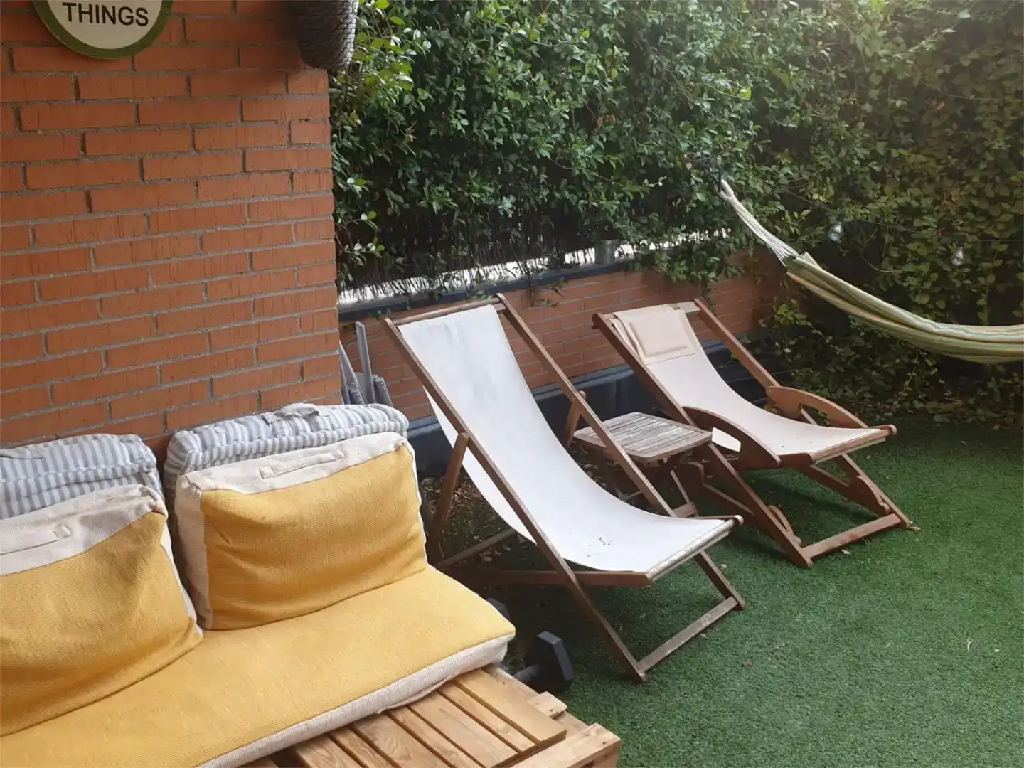 Terrasse von Dachboden zur Miete in San Sebastián de los Reyes mit Klimaanlage, Schwimmbad und Balkon