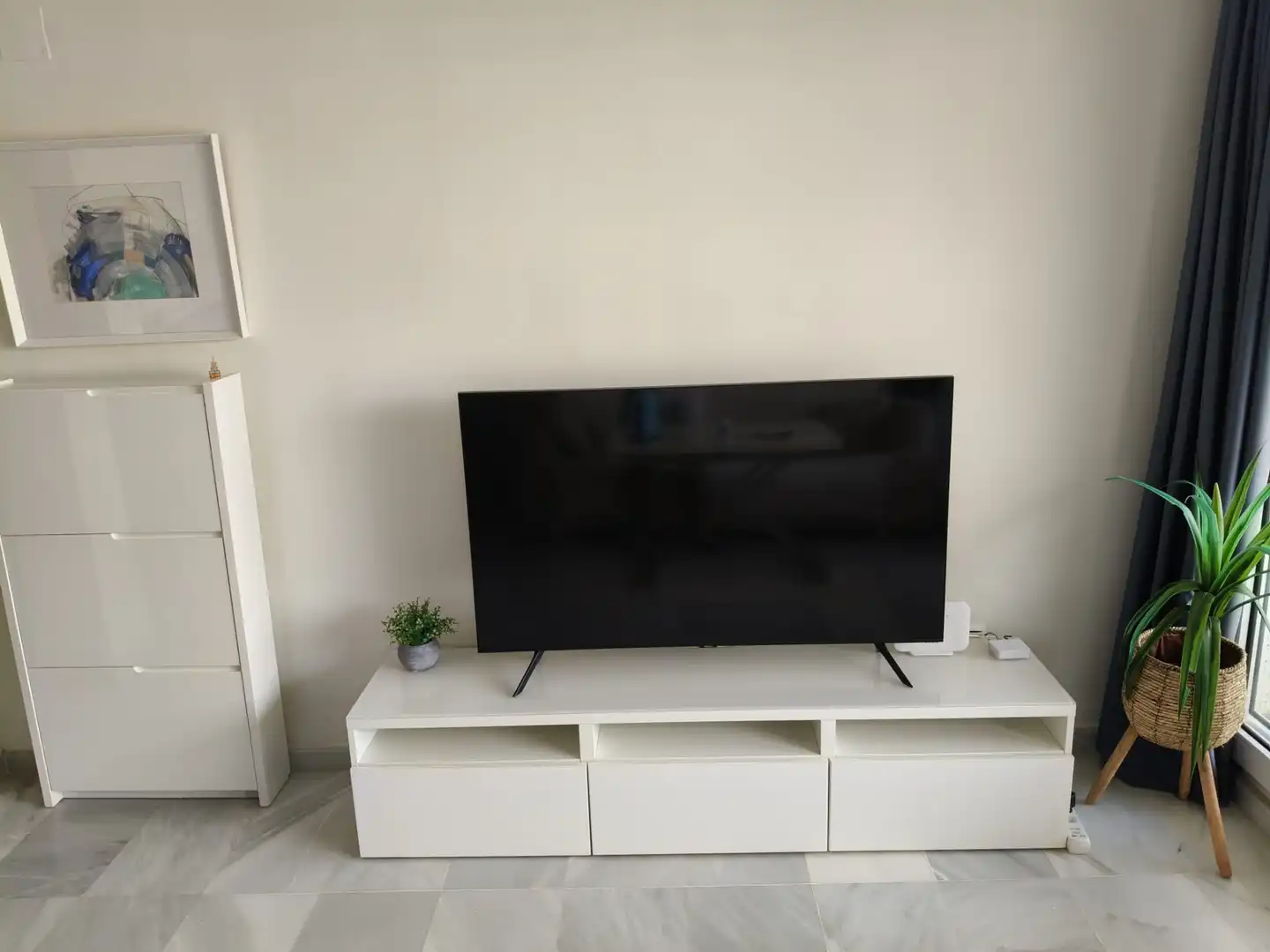 Sala de estar de Apartamento de alquiler en El Ejido con Aire acondicionado, Amueblado y Horno
