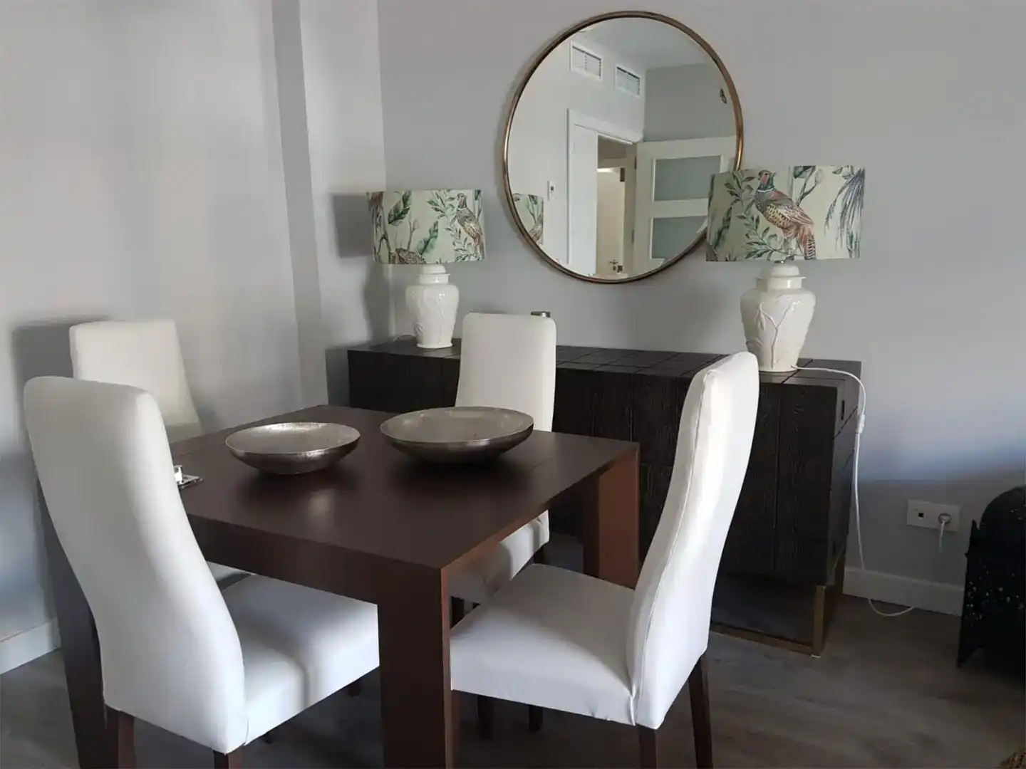 Esszimmer von Wohnung zur Miete in Torremolinos mit Klimaanlage, Schwimmbad und Balkon