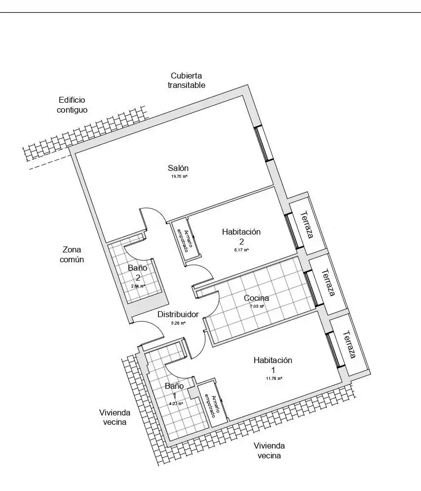 Flat with lift for sale in Calle ALCALDE SANZ NOGUER, imagen 21