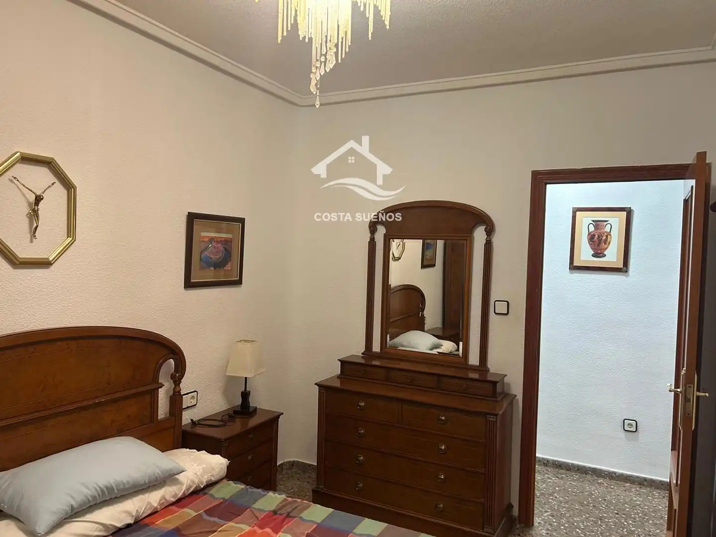 Bedroom of Flat for sale in Monforte del Cid  with Terrace, Furnished and Alarm