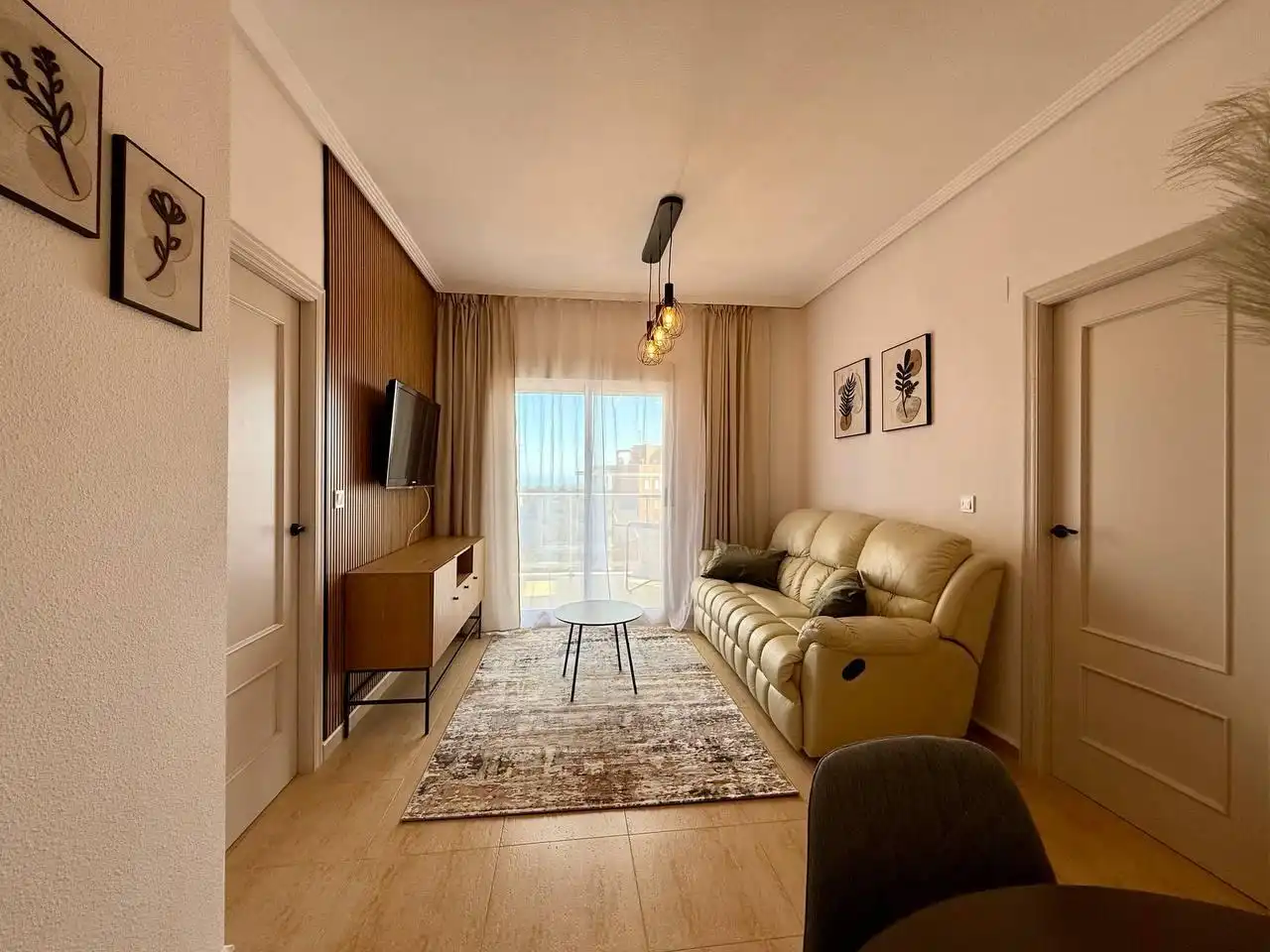 Sala de estar de Apartamento en venta en Guardamar del Segura con Aire acondicionado, Jardín privado y Terraza