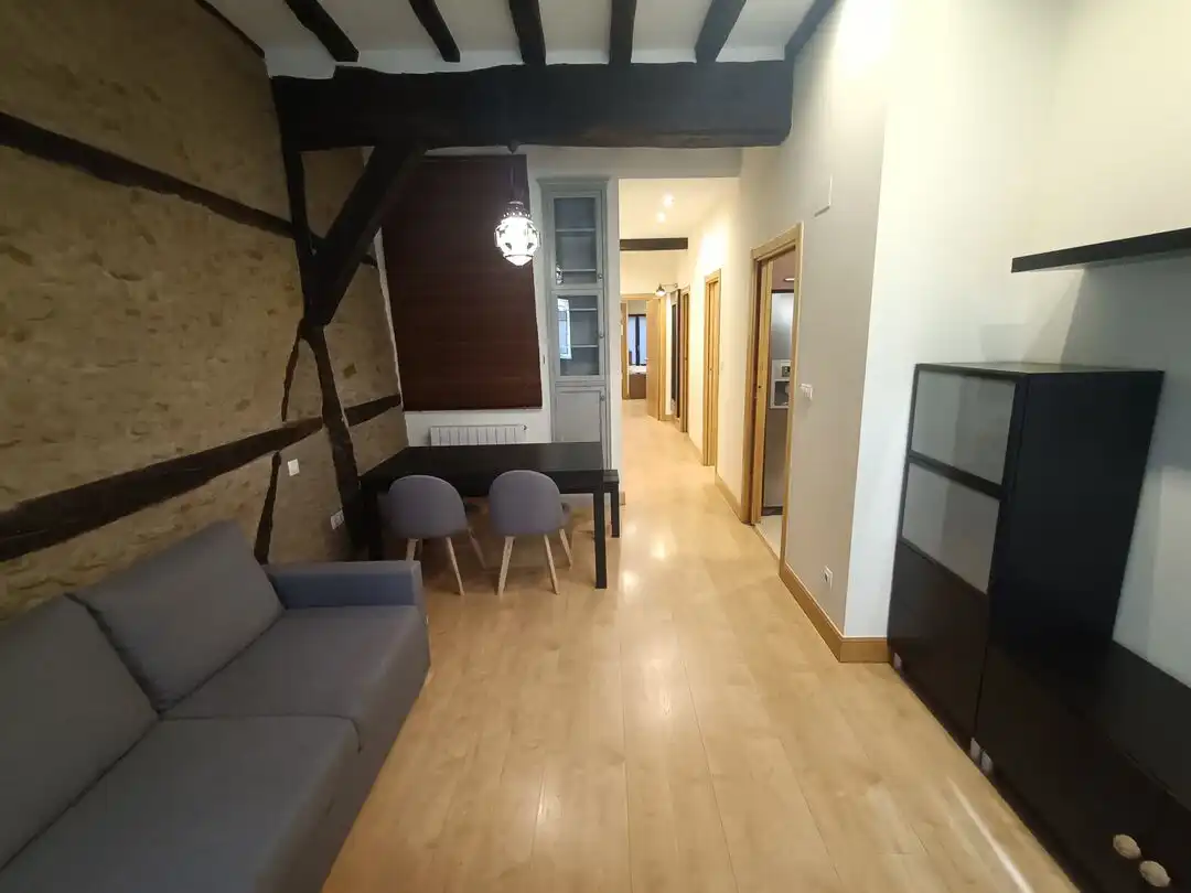Sala d'estar de Pis en venda en Durango amb Calefacció, Moblat i Balcó