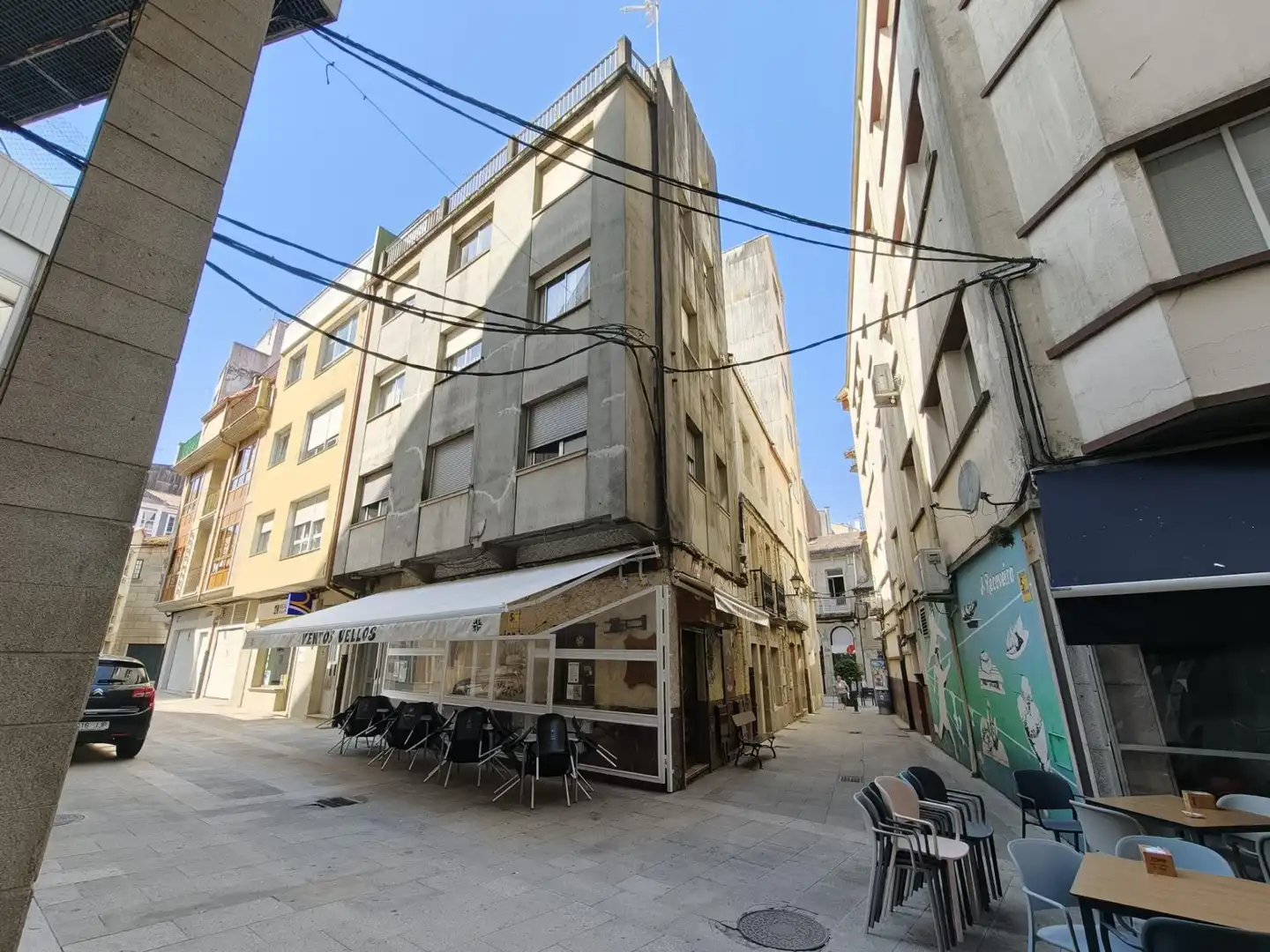 Vista exterior de Piso en venta en Ribeira con Terraza