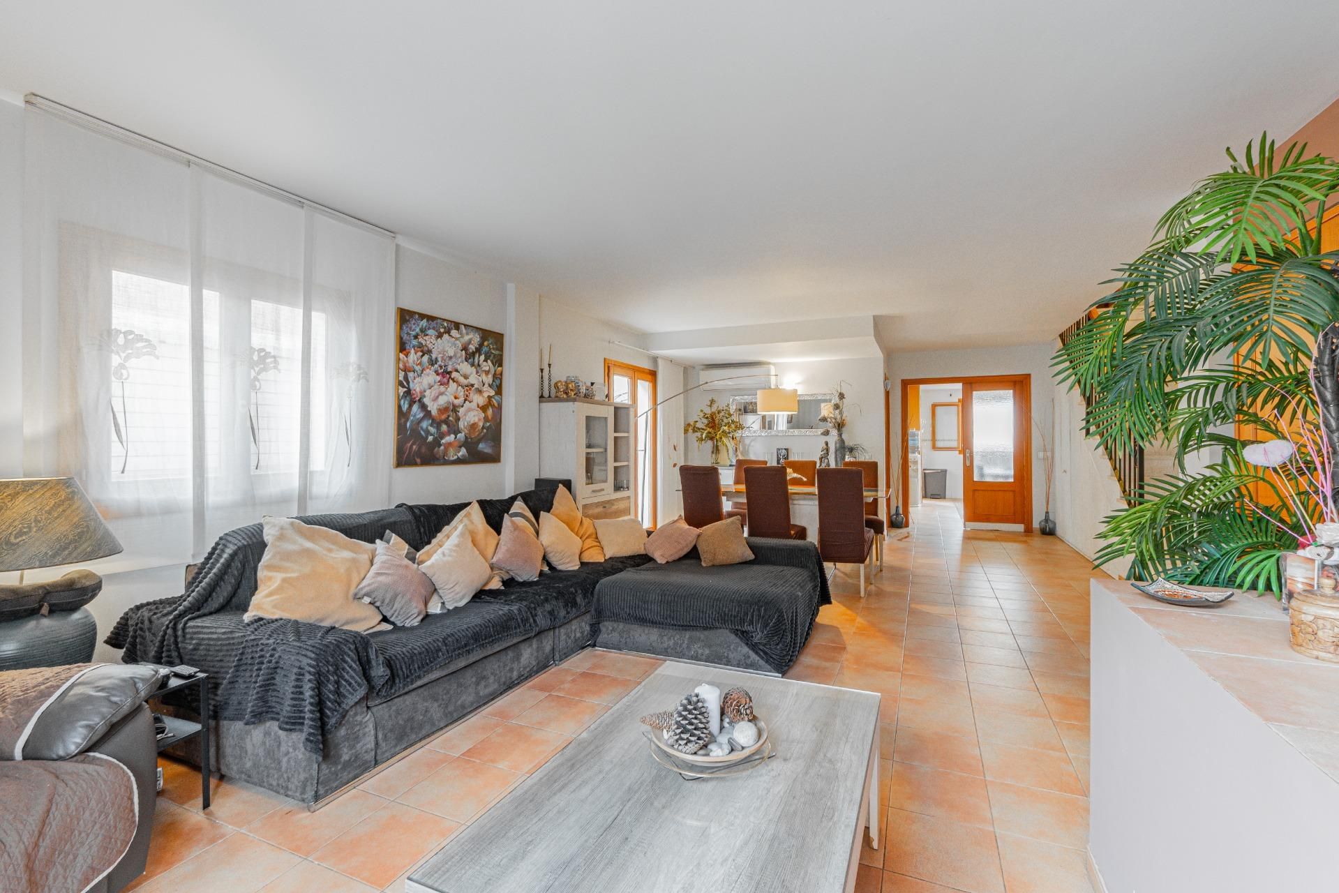 Sala d'estar de Dúplex en venda en Santa María del Camí amb Aire condicionat, Terrassa i Balcó