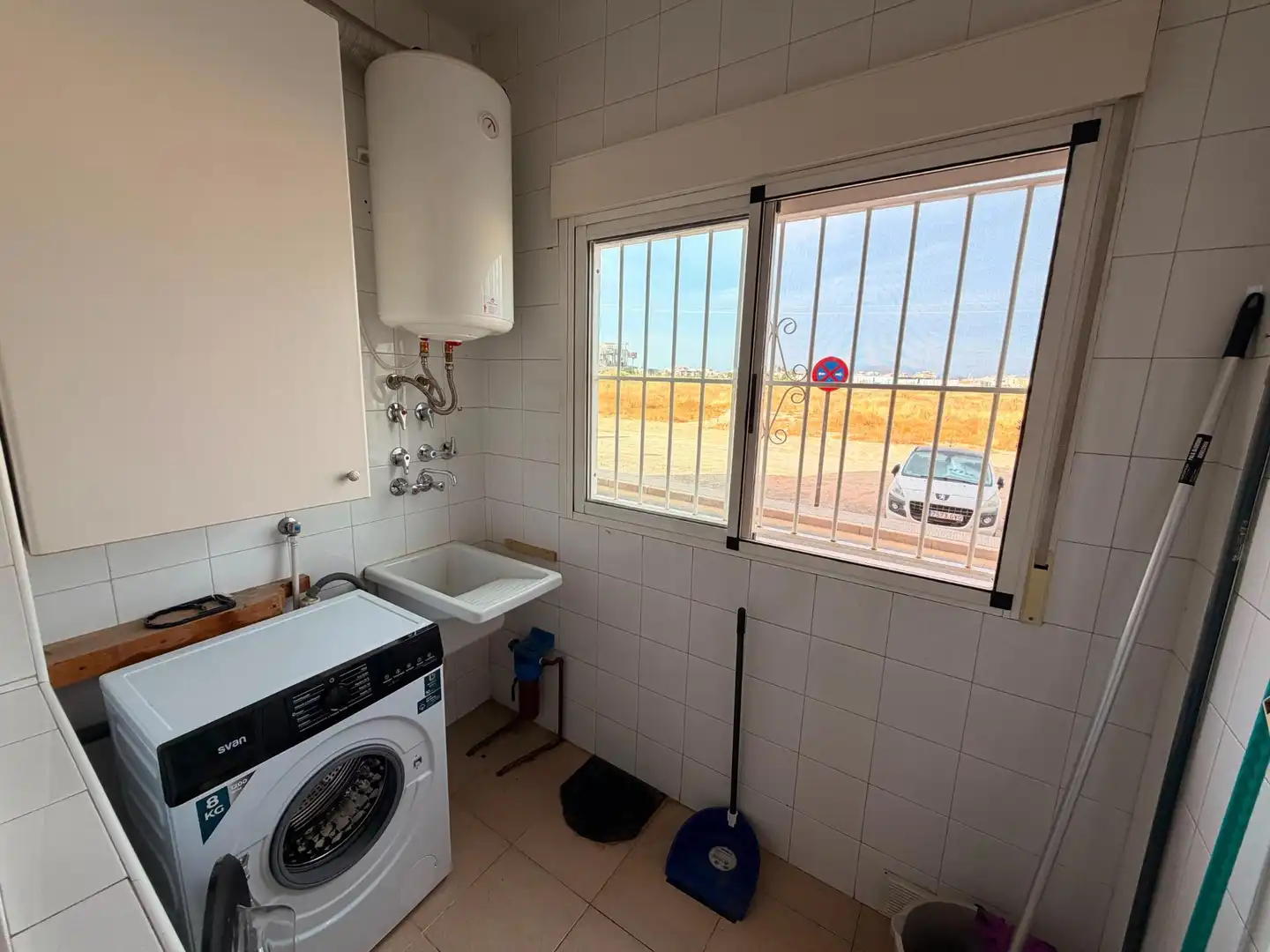 Küche von Erdgeschoss zur Miete in Murcia mit Klimaanlage, Privatgarten und Terrasse