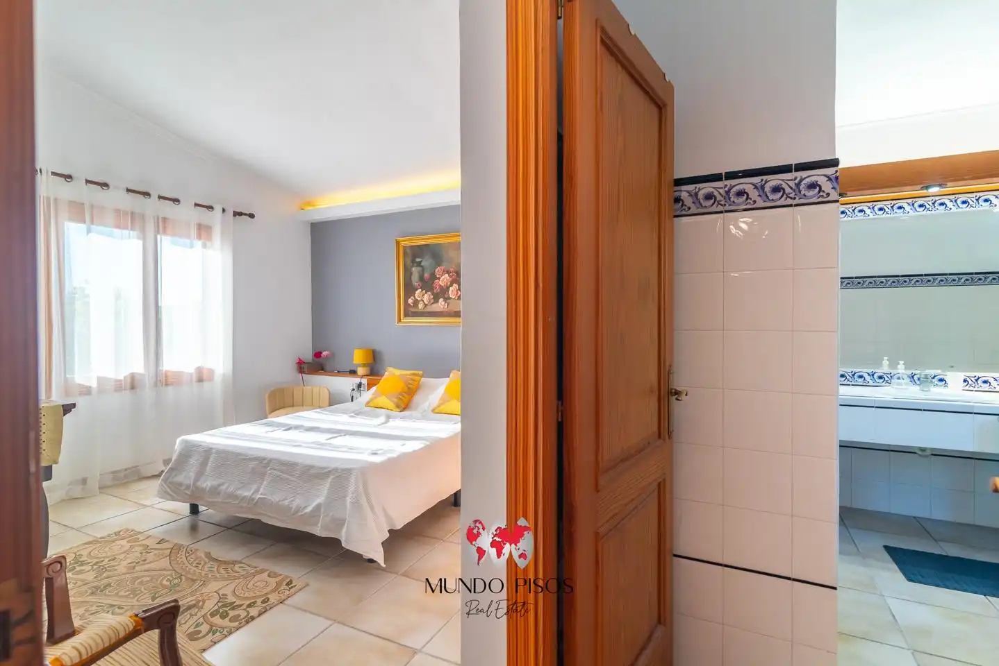 Habitación de Finca rústica en venta en Montuïri con Jardín privado, Terraza y Piscina