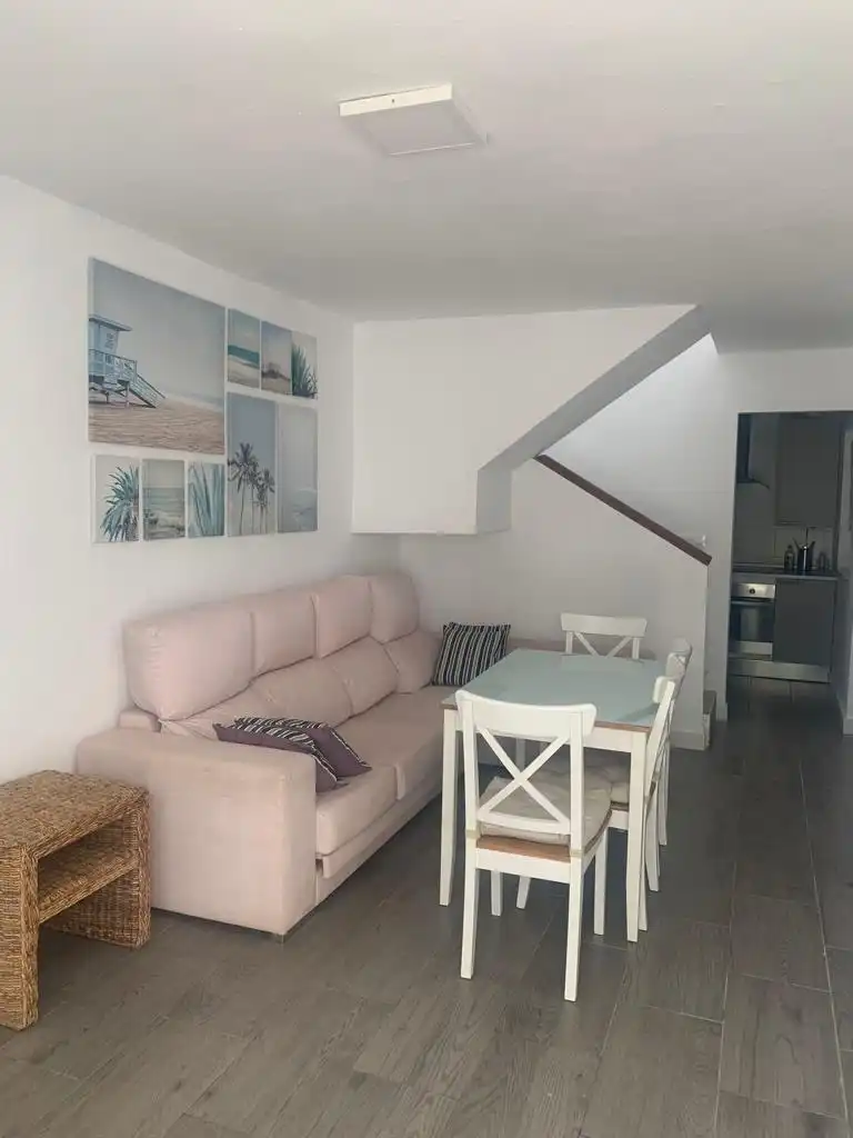Living room of Detached homes for rent in Chiclana de la Frontera  with Air Conditioner, Private garden and Terrace