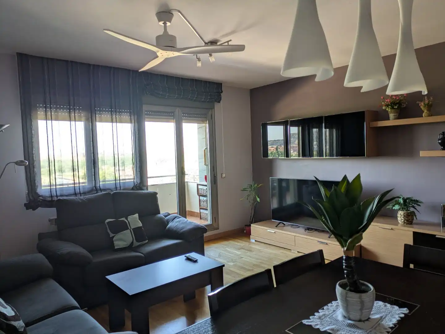 Sala de estar de Piso en venta en Monzón con Aire acondicionado, Calefacción y Terraza