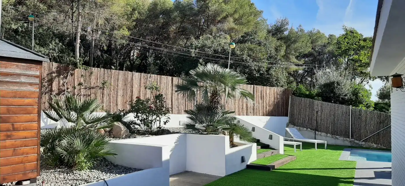 Terrasse von Haus oder Chalet zur Miete in Sant Pere de Ribes mit Klimaanlage, Heizung und Privatgarten