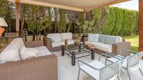 Terrace of Single-family semi-detached for sale in  Madrid Capital  with Air Conditioner, Heating and Private garden