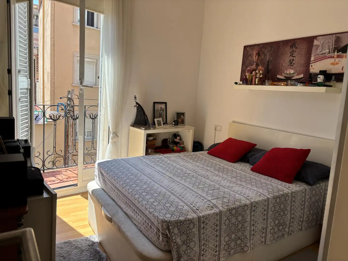 Schlafzimmer von Wohnung zum Verkauf in L'Hospitalet de Llobregat mit Heizung, Parkett und Terrasse