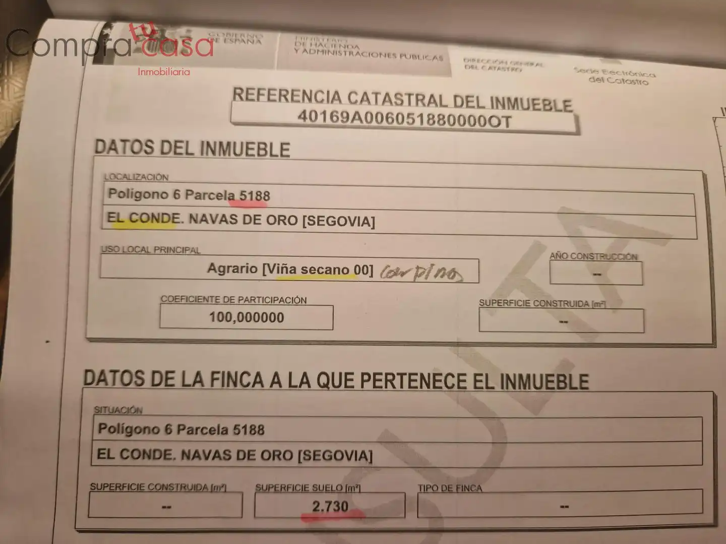Terreni e lotti in vendita a Navas de Oro, imagen 46