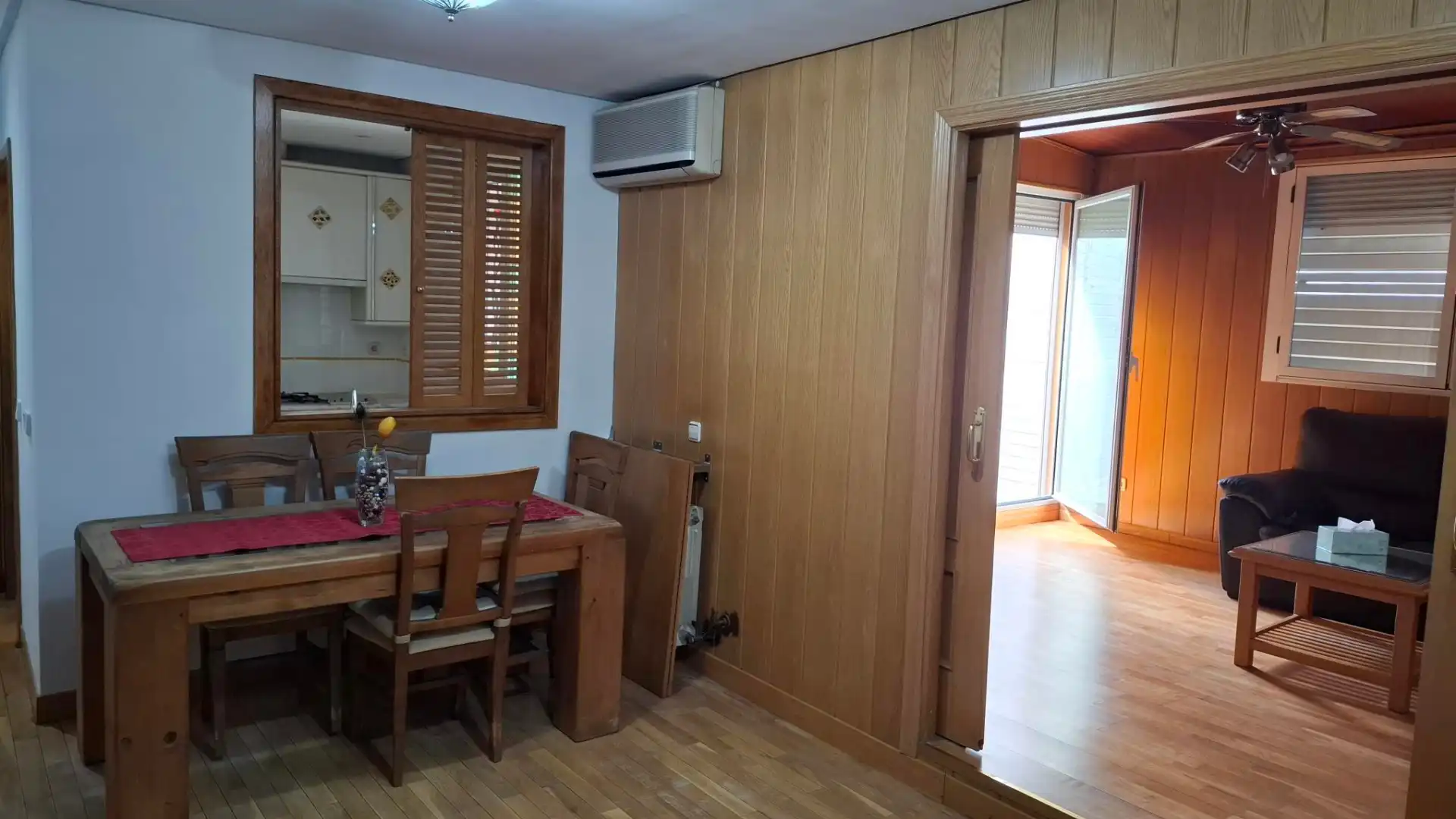 Esszimmer von Dachboden zum Verkauf in Madrid mit Klimaanlage, Heizung und Parkett