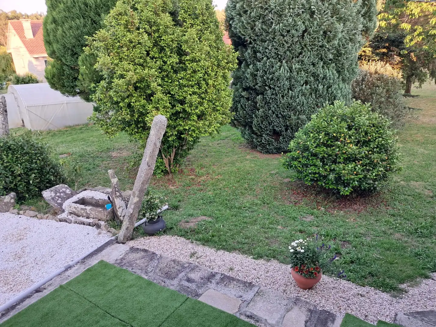 Jardín de Finca rústica en venta en Teo con Calefacción, Terraza y Trastero