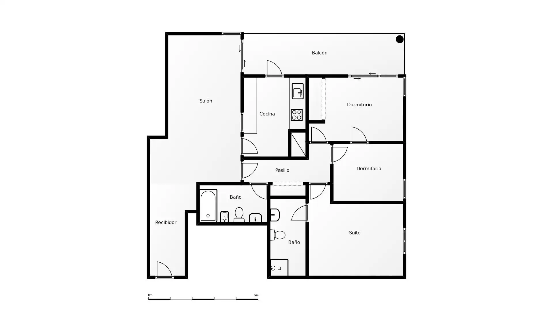 Wohnung zum Verkauf in Sabiñánigo mit Heizung, Parkett und Terrasse