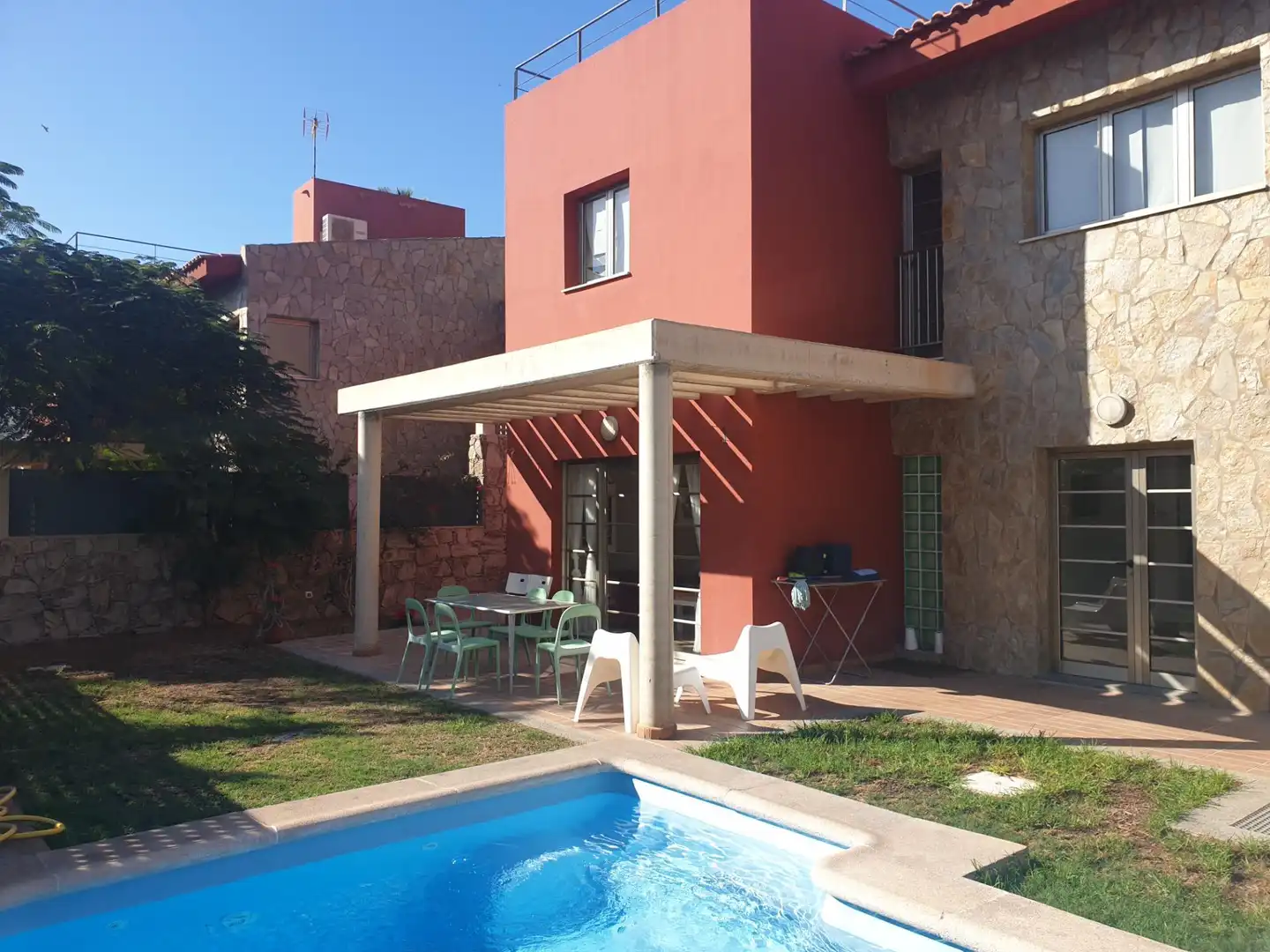Piscina de Casa o chalet en venta en Mogán con Aire acondicionado, Jardín privado y Terraza