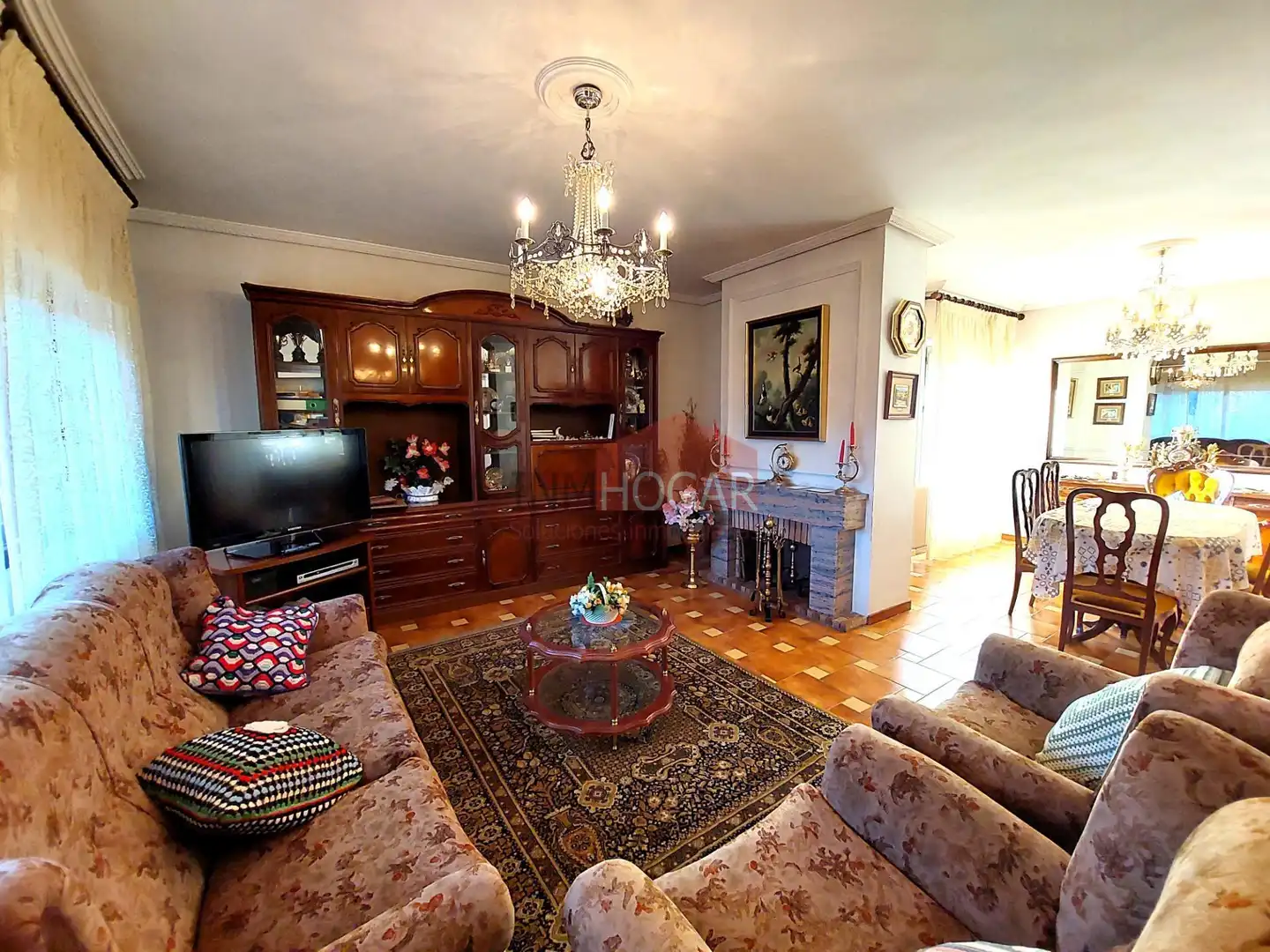 Sala de estar de Casa o chalet en venta en Ávila con Jardín privado, Trastero y Piscina