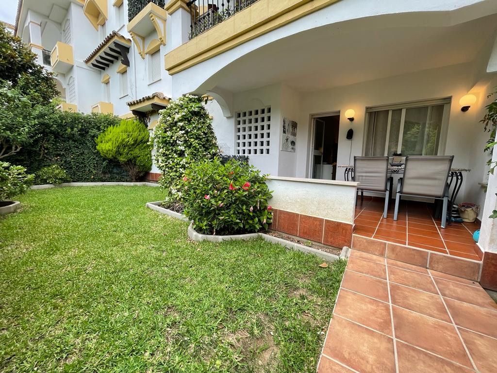 Garden of Apartment to rent in Marbella  with Air Conditioner, Heating and Terrace