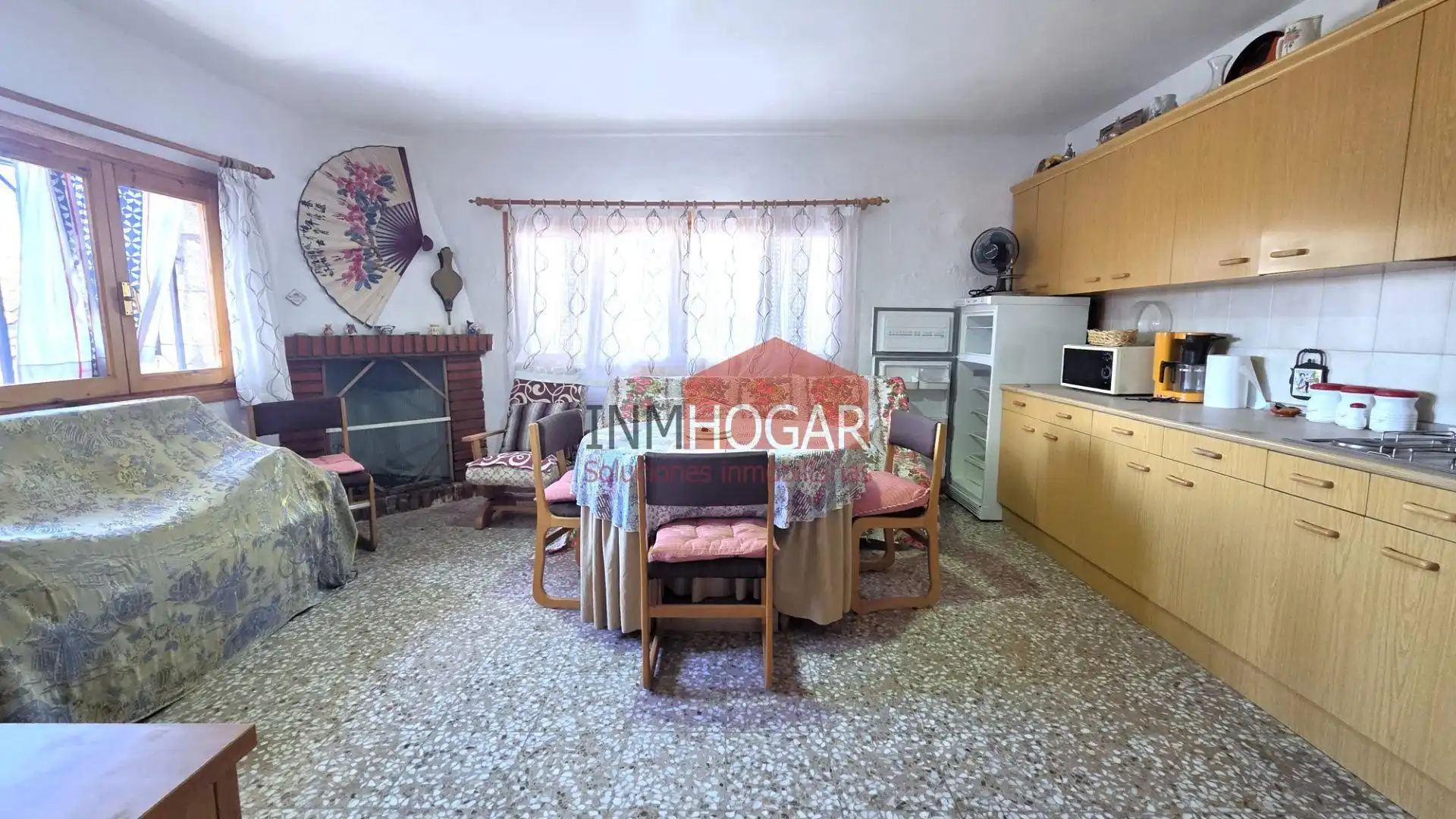 Sala de estar de Casa o chalet en venta en San Juan de la Nava con Terraza y Amueblado