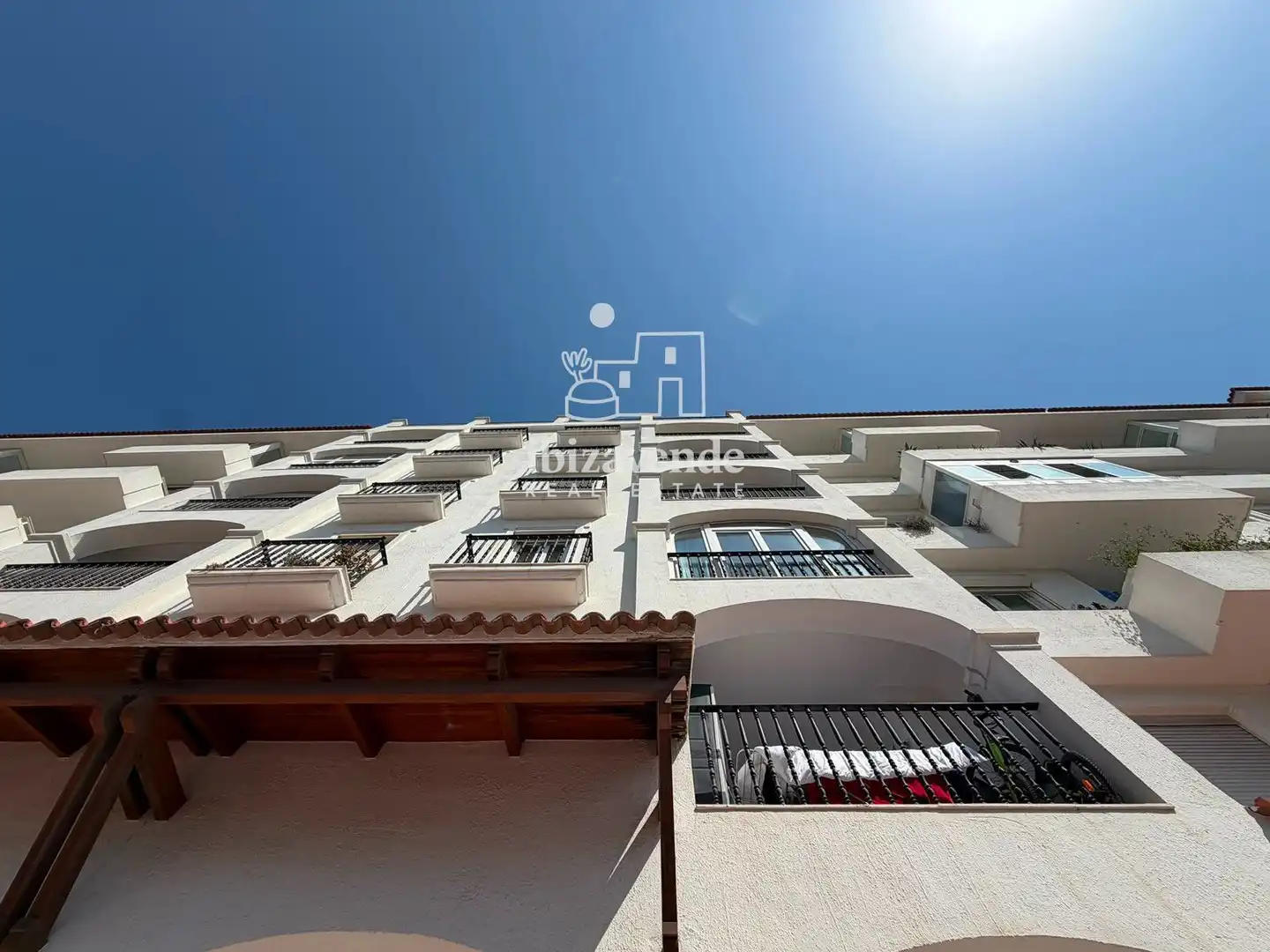 Exterior view of Flat for sale in Eivissa  with Air Conditioner, Swimming Pool and Furnished