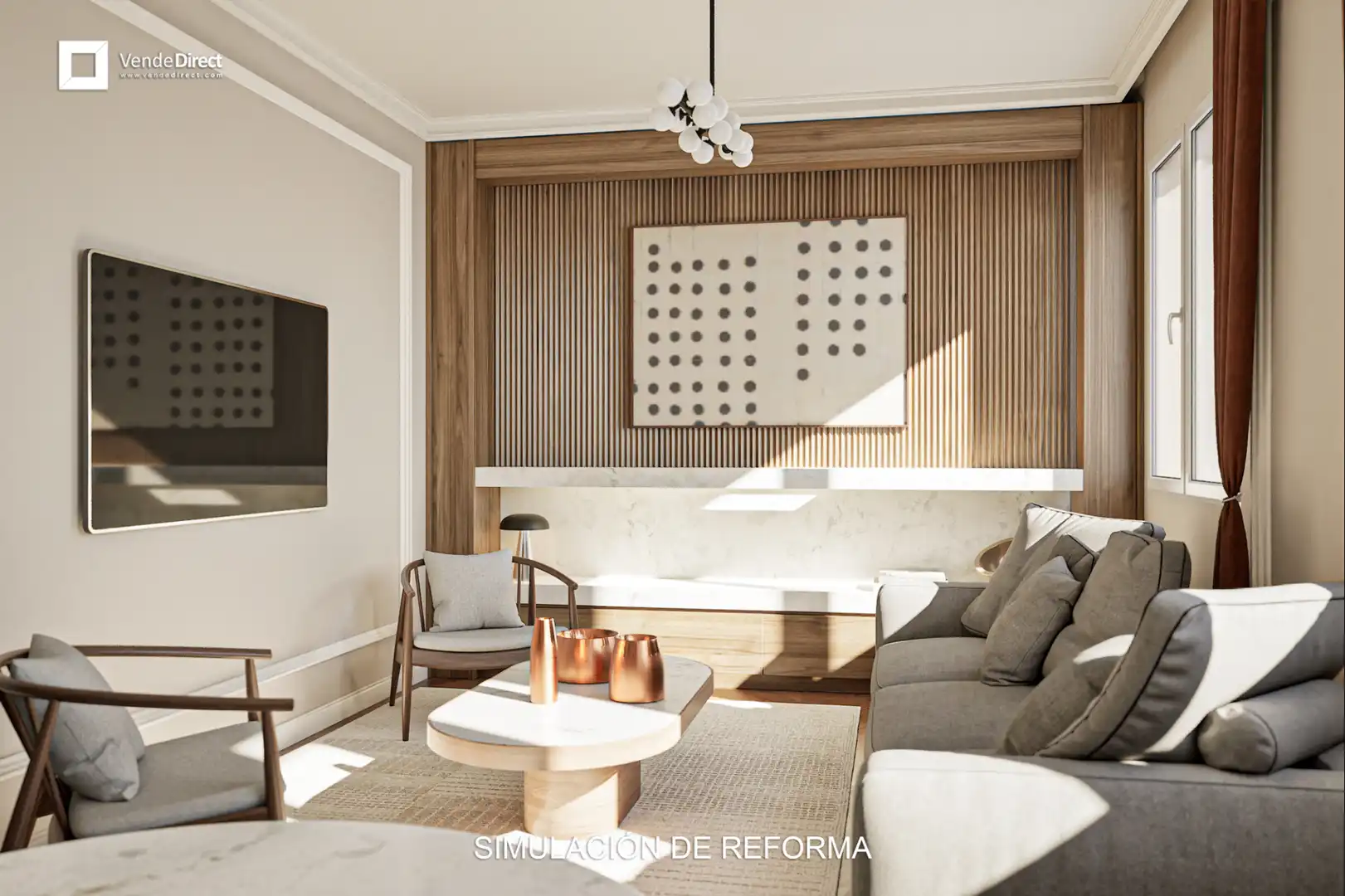 Sala de estar de Piso en venta en Madrid con Aire acondicionado y Calefacción
