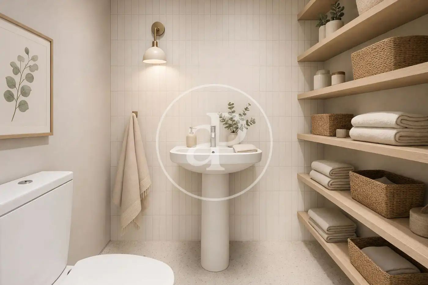 Bathroom of Flat for sale in Madrid  with Heating