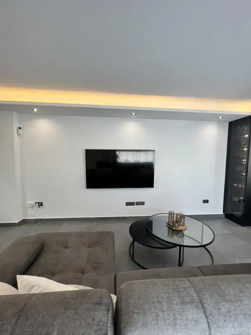 Sala de estar de Casa o chalet de alquiler en Sanlúcar de Barrameda con Aire acondicionado, Jardín privado y Trastero