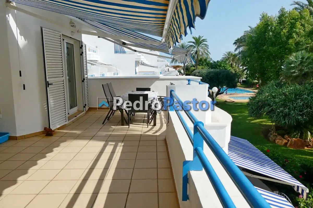 Terrace of Apartments for sale in Dénia  with Air Conditioner, Heating and Private garden