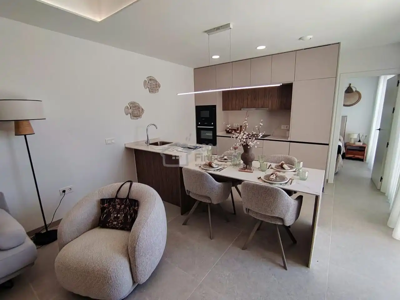 Cocina de Casa o chalet en venta en Torre-Pacheco con Aire acondicionado, Jardín privado y Terraza