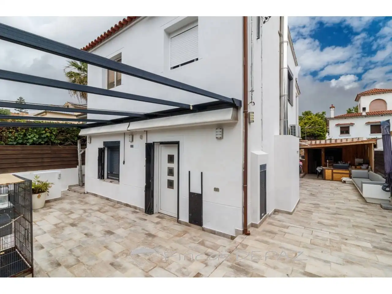 Exterior view of Houses for sale in Castelldefels  with Air Conditioner, Heating and Private garden