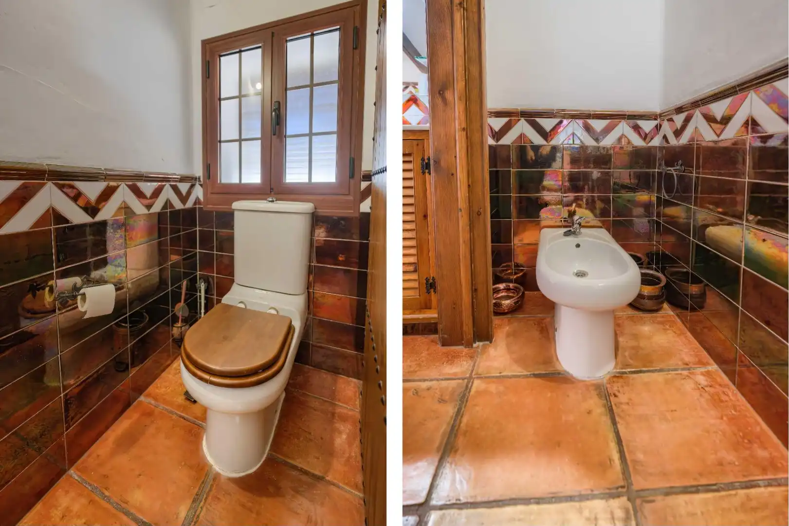 Baño de Casa o chalet en venta en Tomares con Aire acondicionado, Calefacción y Jardín privado