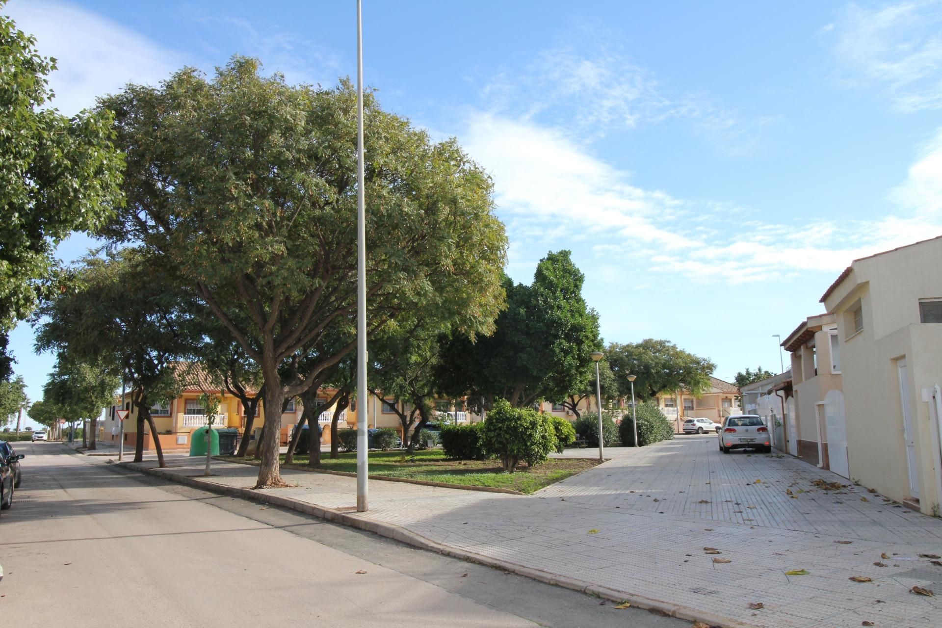 Exterior view of Single-family semi-detached for sale in Cartagena  with Private garden, Terrace and Storage room