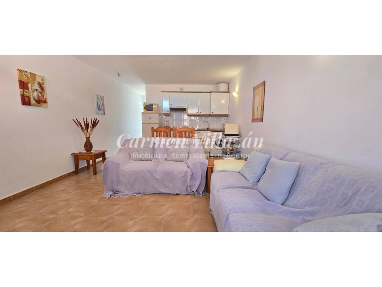 Sala d'estar de Dúplex en venda en Antigua amb Terrassa, Moblat i Piscina comunitària