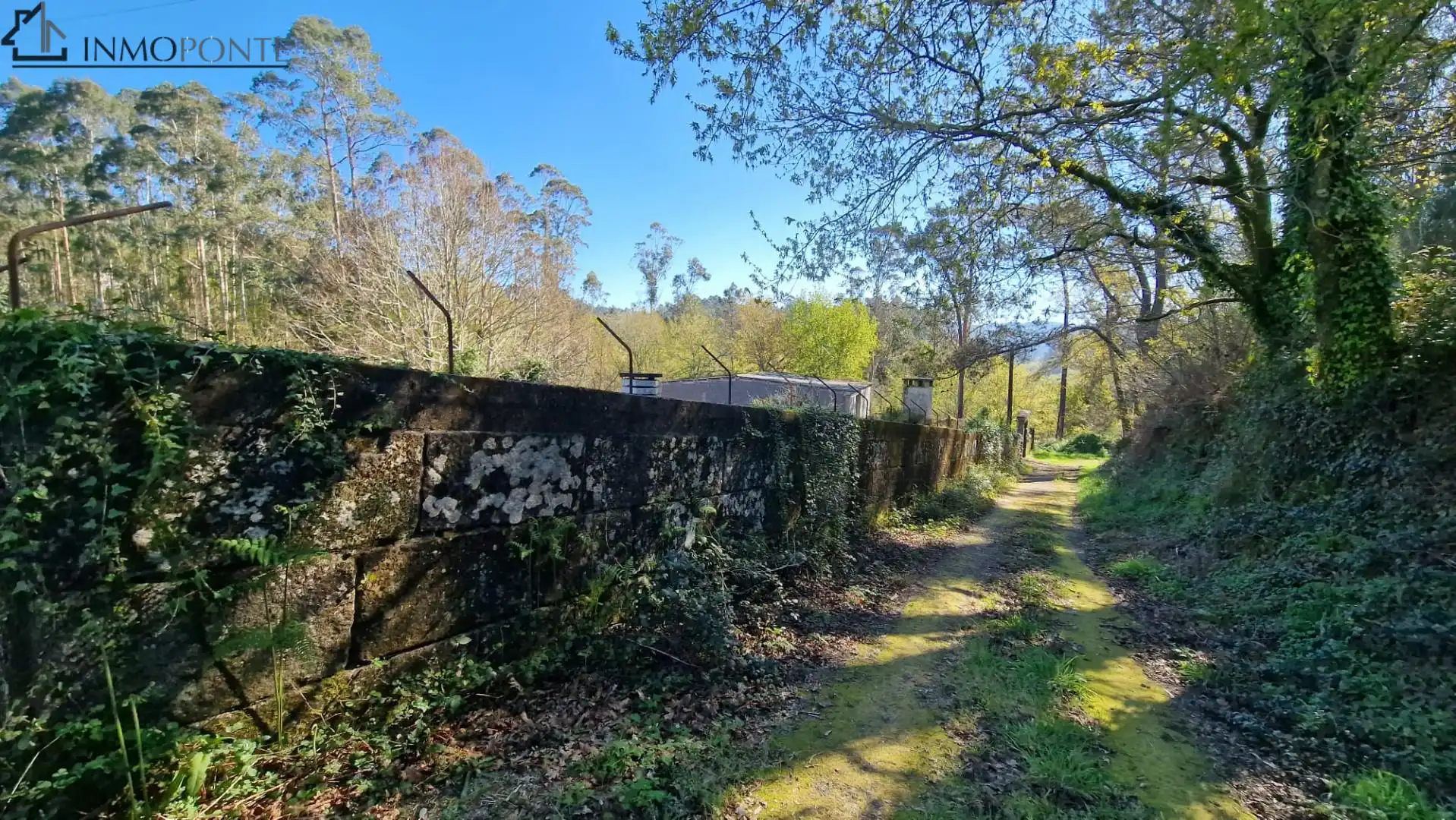 Vista exterior de Nave industrial en venta en Pontevedra Capital 