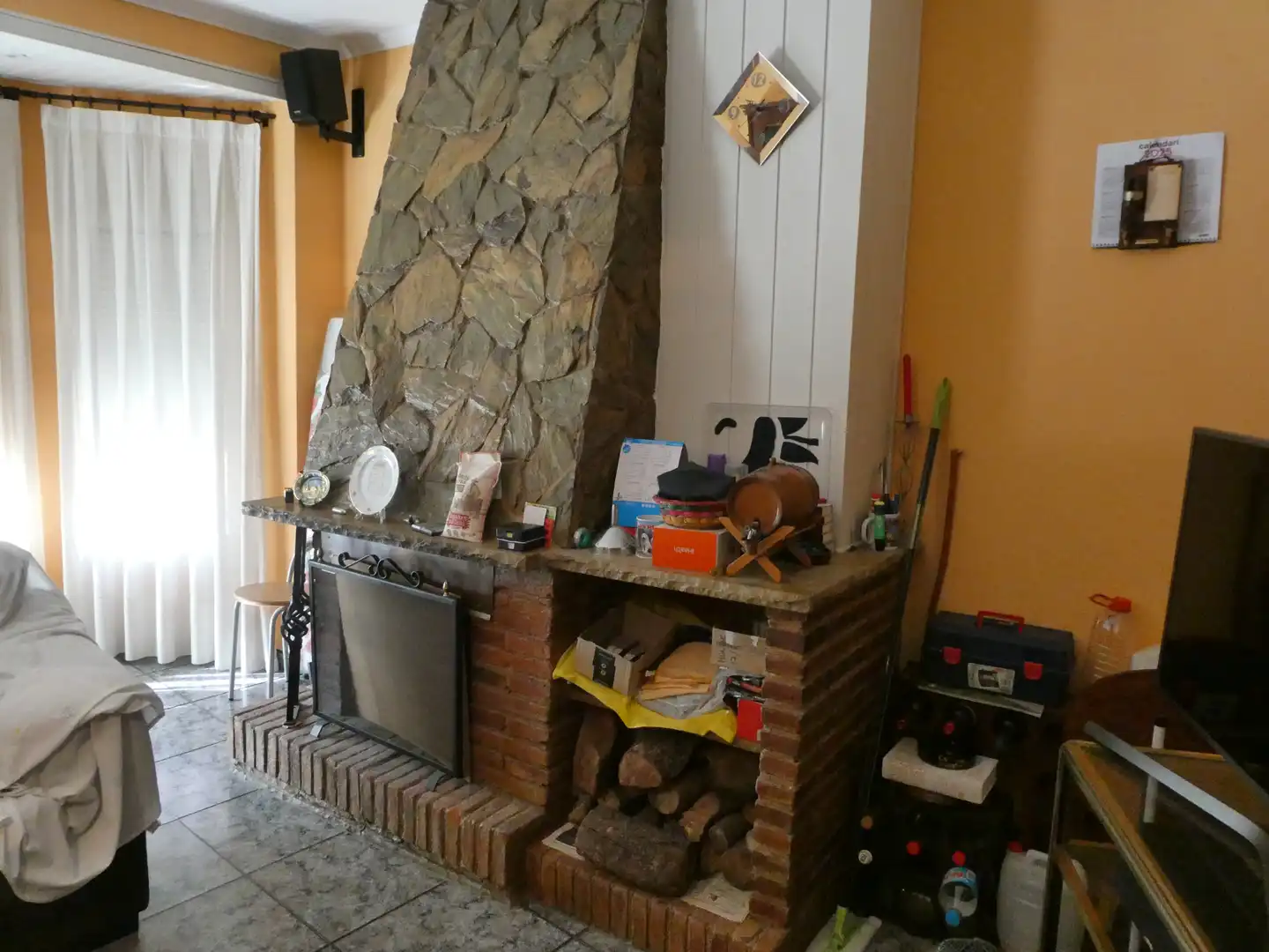 Wohnzimmer von Wohnungen zum Verkauf in Lloret de Mar mit Klimaanlage und Heizung