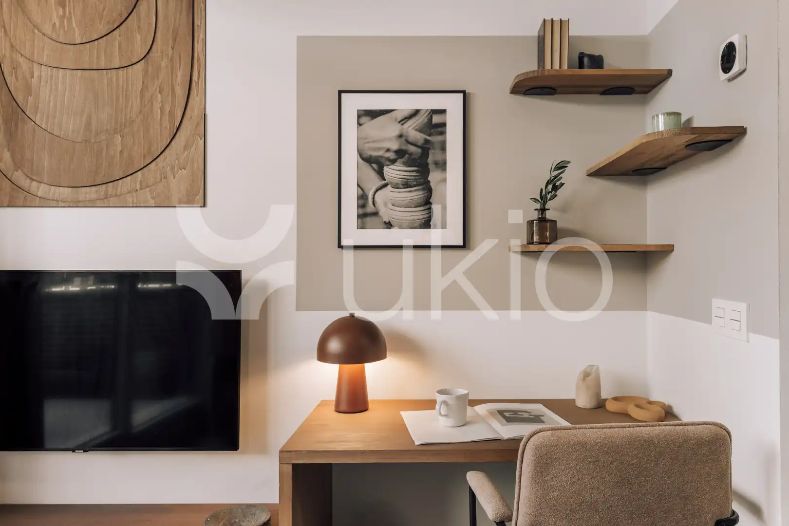 Sala d'estar de Apartament de lloguer en Madrid amb Aire condicionat, Calefacció i Terrassa