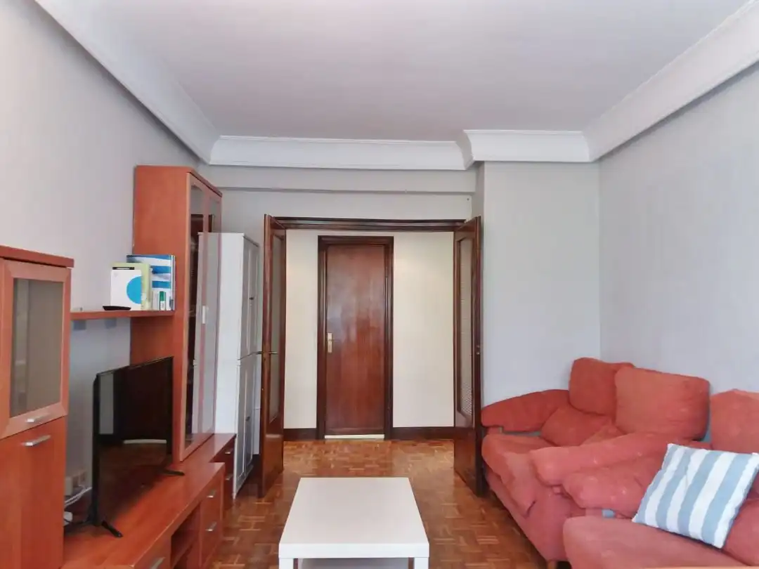 Sala de estar de Piso de alquiler en Donostia - San Sebastián  con Calefacción y Balcón