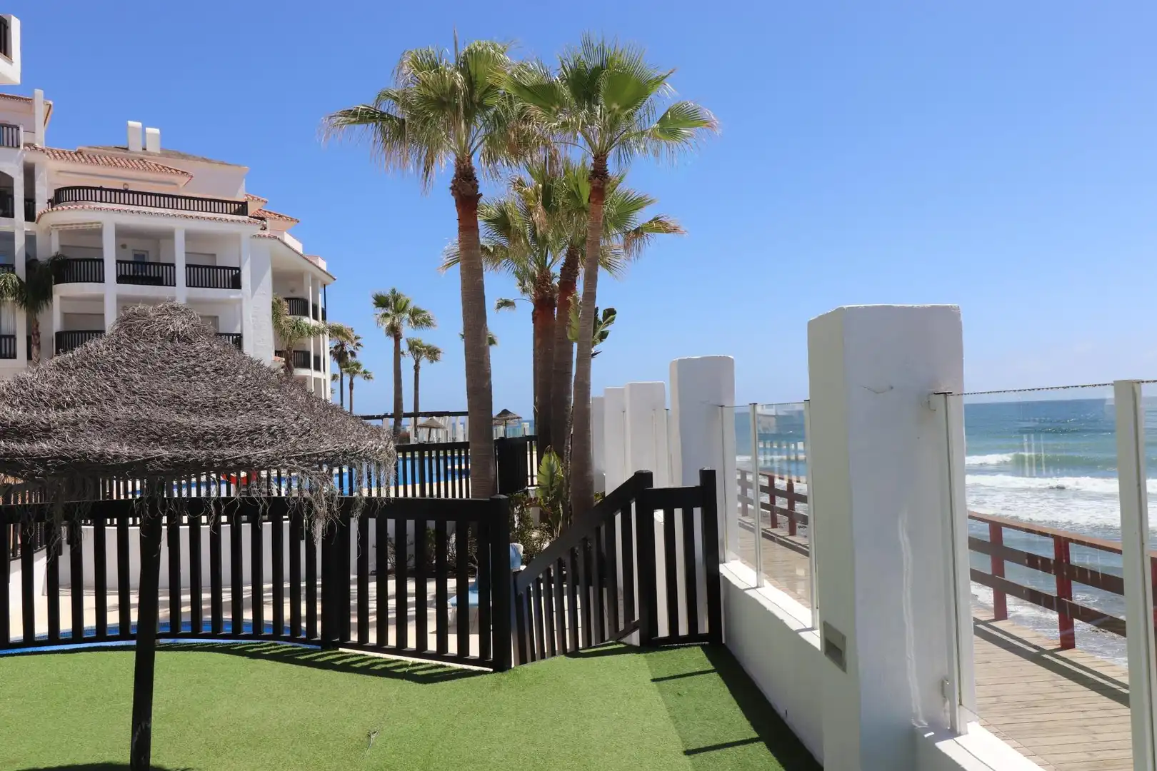 Terrasse von Wohnungen zur Miete in Mijas mit Heizung, Privatgarten und Terrasse