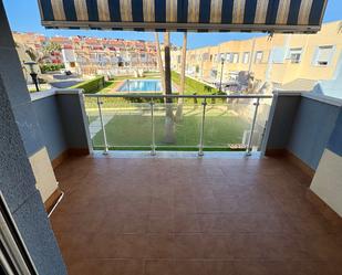 Garden of Flat to rent in El Ejido  with Air Conditioner, Heating and Private garden