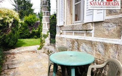 Terrassa de Casa adosada en venda en Navacerrada amb Piscina