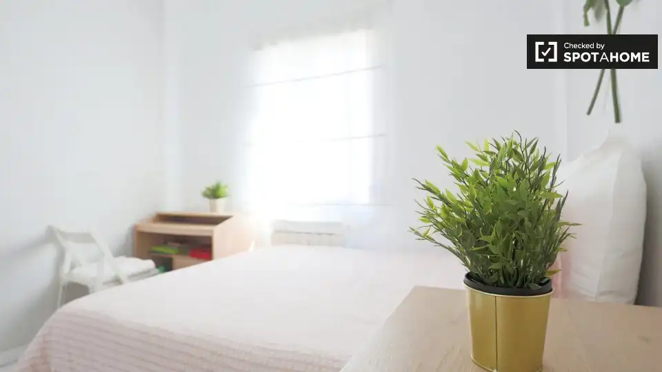 Habitación de Piso de alquiler en Madrid con Aire acondicionado, Calefacción y Amueblado