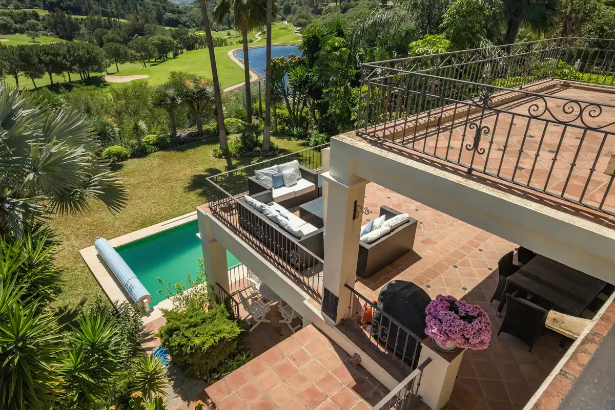 Terrassa de Casa o xalet en venda en Málaga amb Aire condicionat, Terrassa i Moblat
