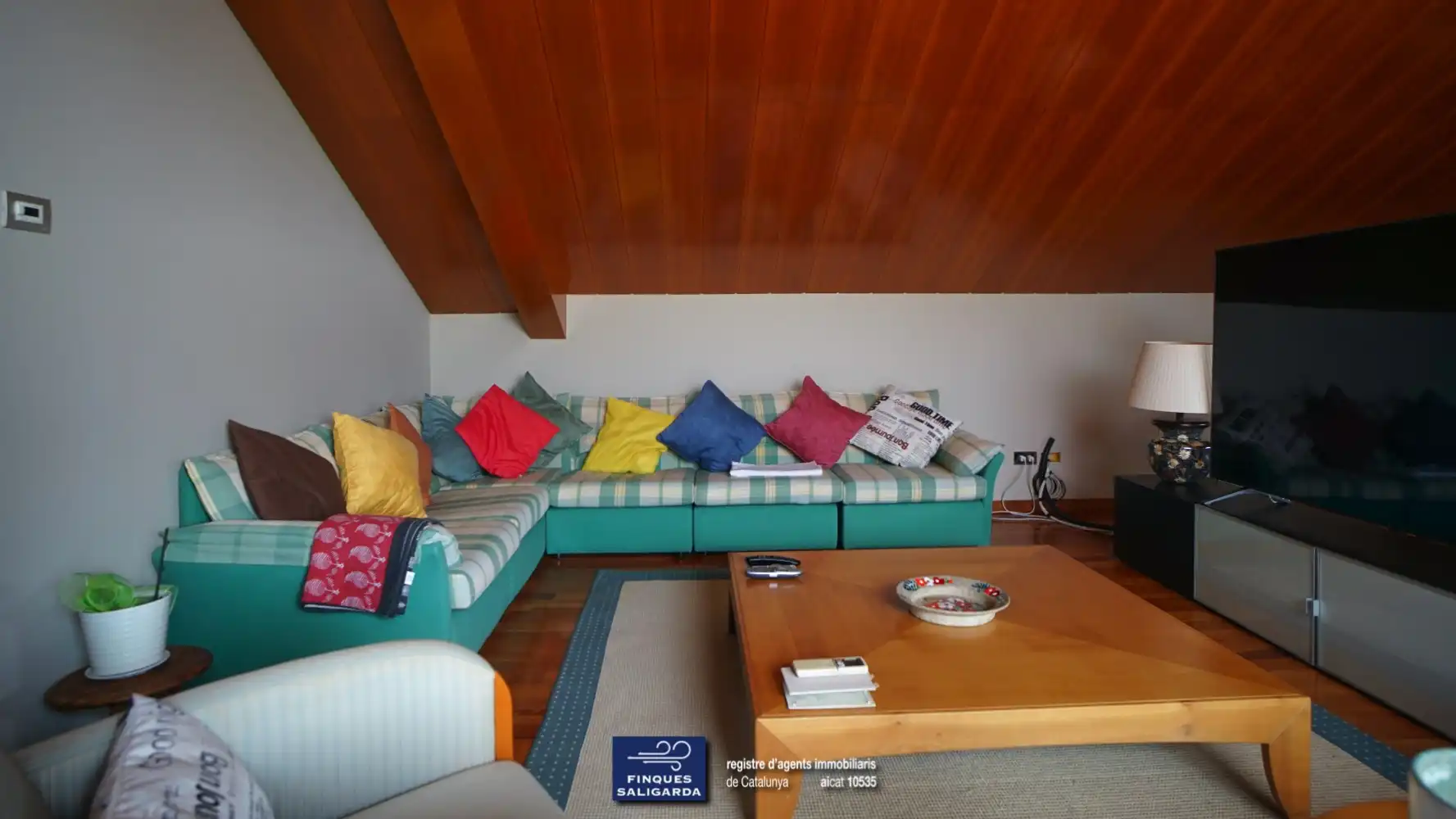 Sala de estar de Casa o chalet en venta en Canovelles con Aire acondicionado, Calefacción y Terraza
